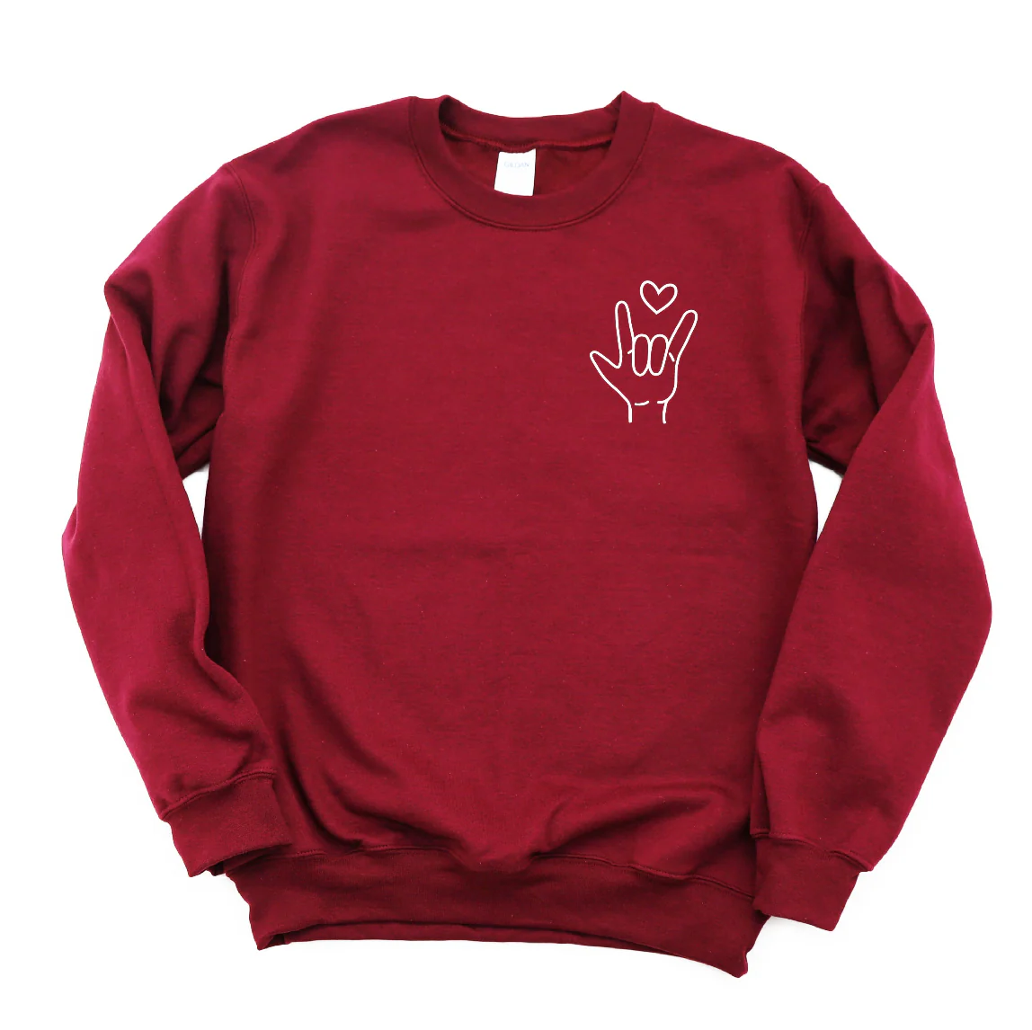 Sign Language - I Love You - Basic Fleece - Image 7