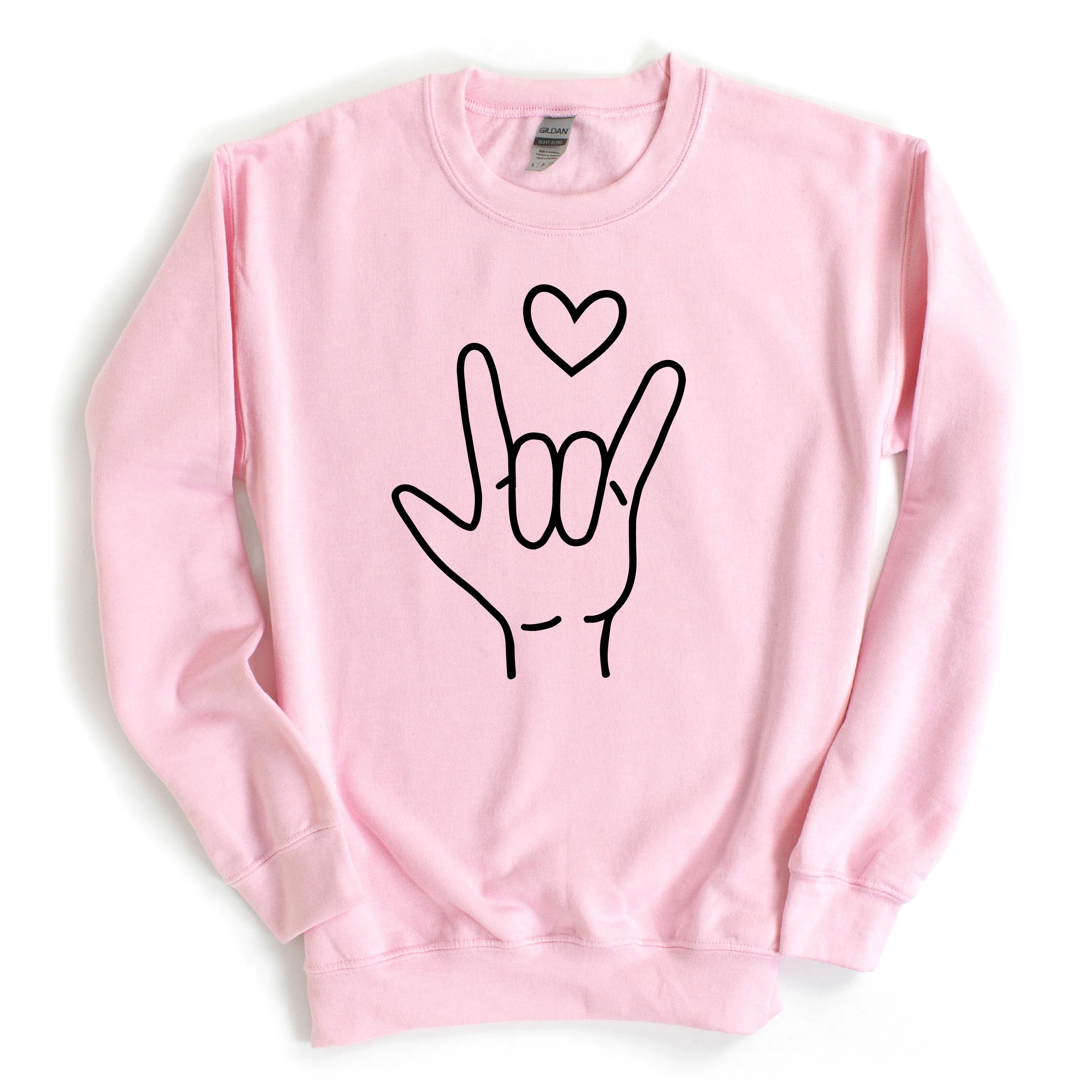 Sign Language - I Love You - Basic Fleece - Image 8