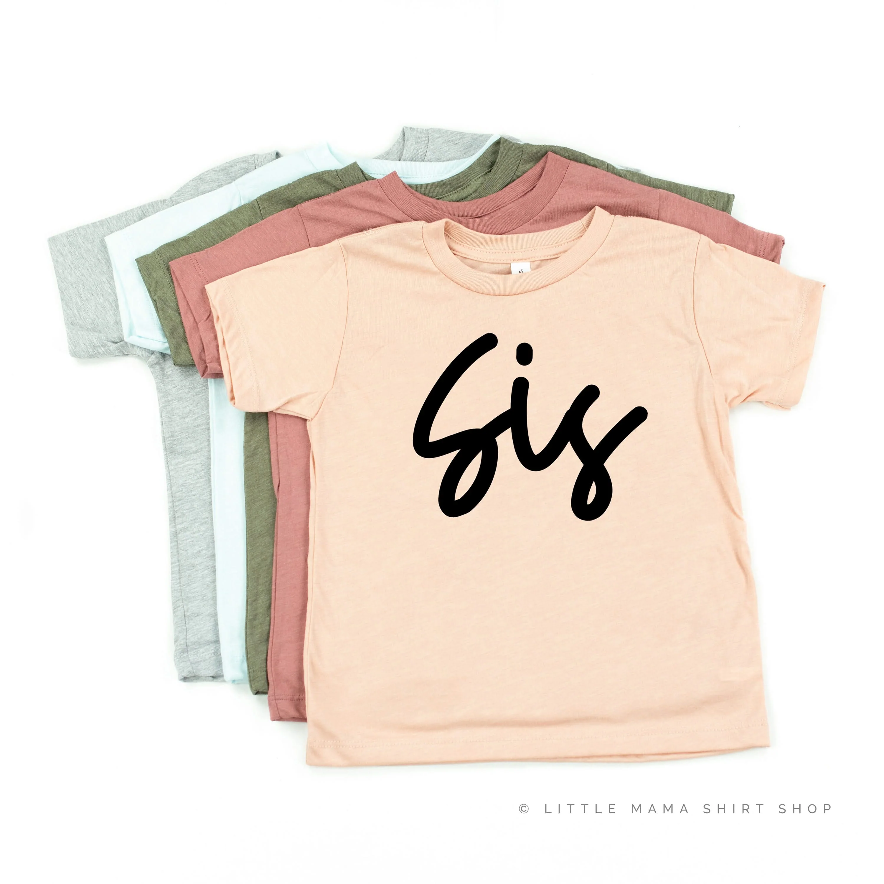 Sis (Cursive) - Child Tee - Image 5