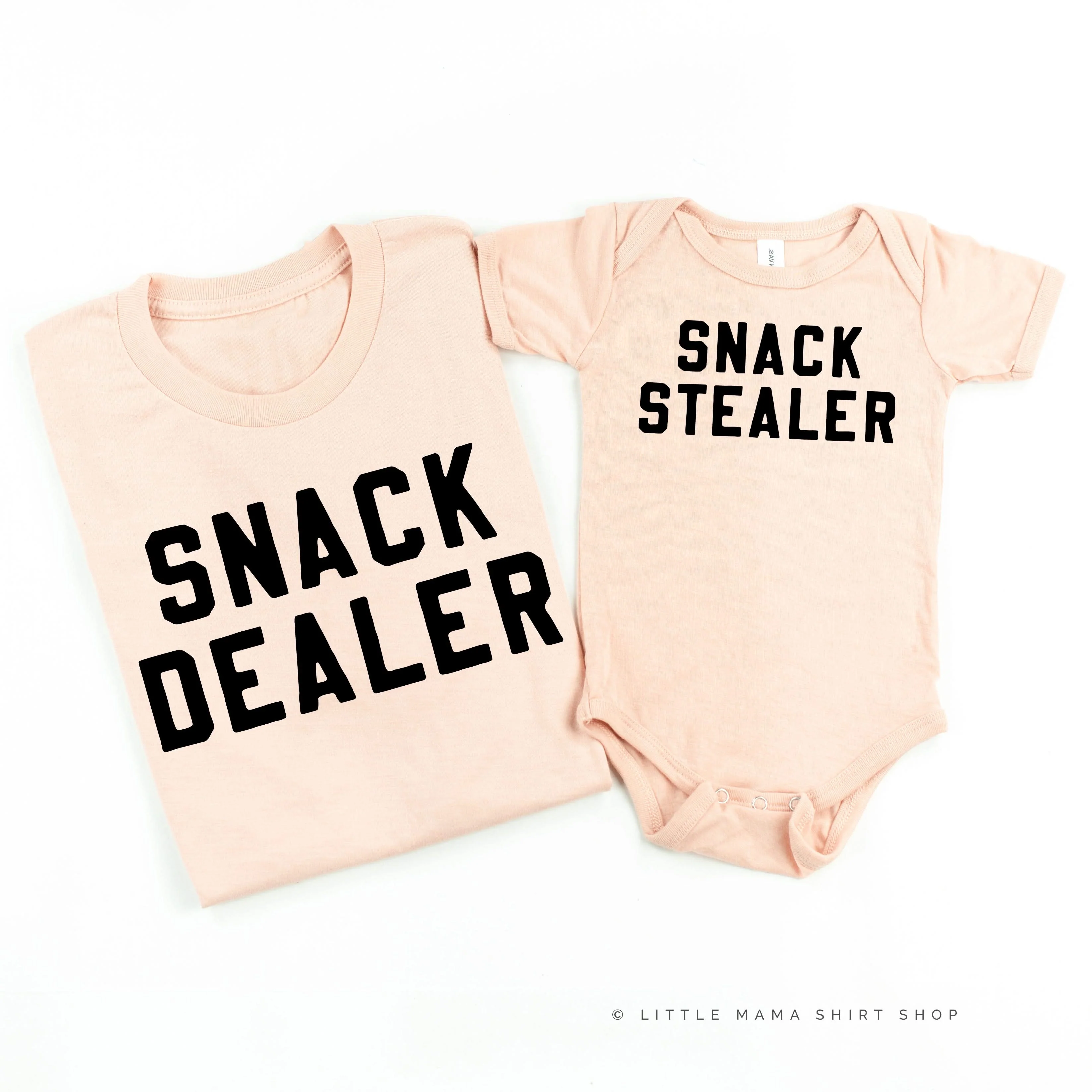 Snack Dealer / Snack Stealer - Set of 2 Tees - Image 3