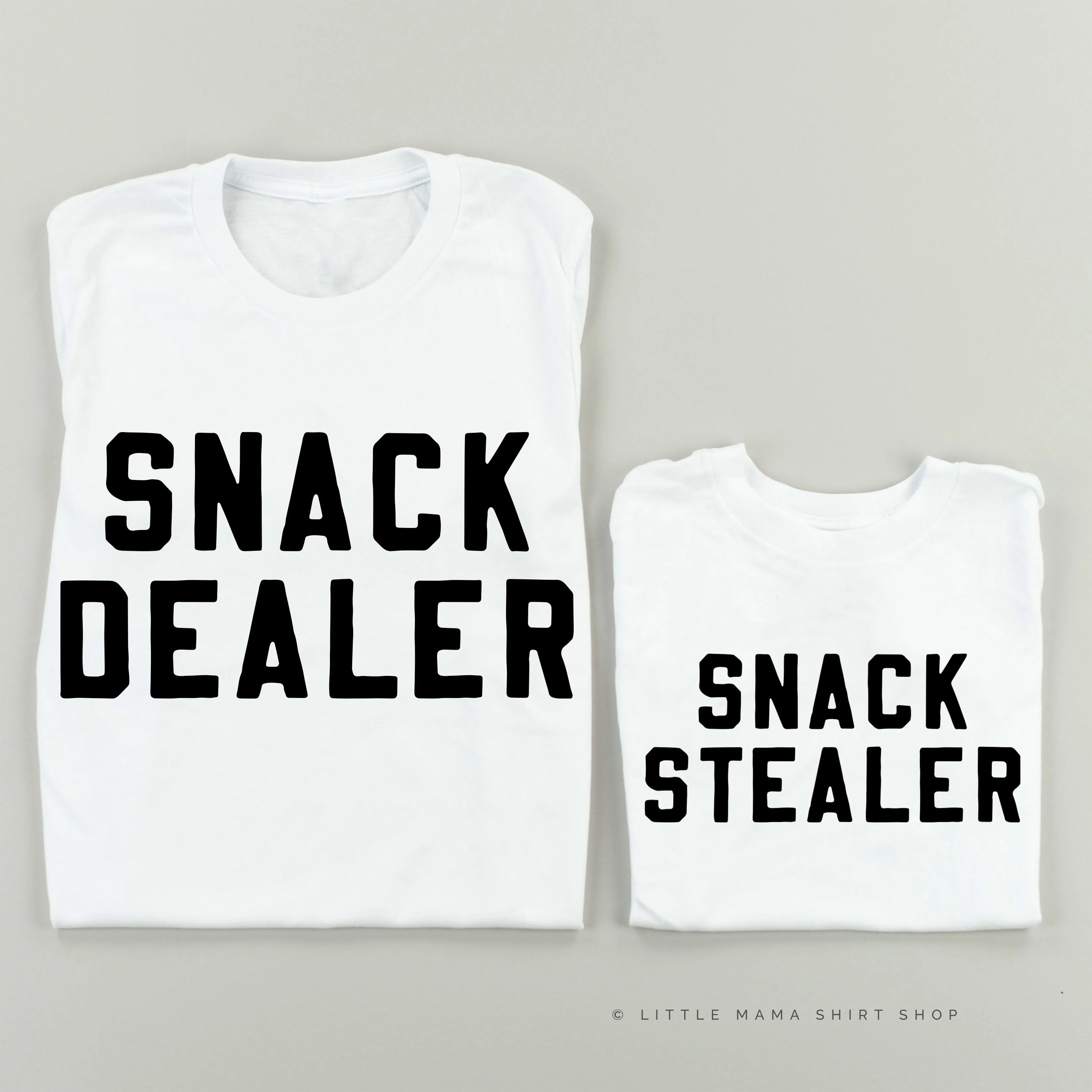 Snack Dealer / Snack Stealer - Set of 2 Tees - Image 5