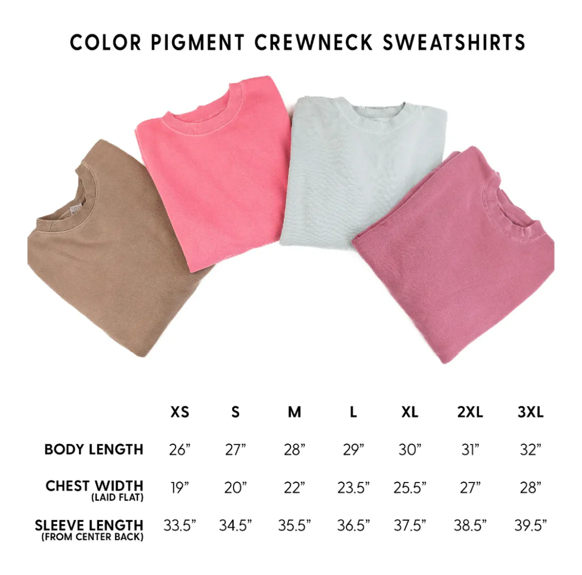 Embroidered PIGMENT Crewneck - TEACH - Varsity Outline w/ White Thread - Image 4