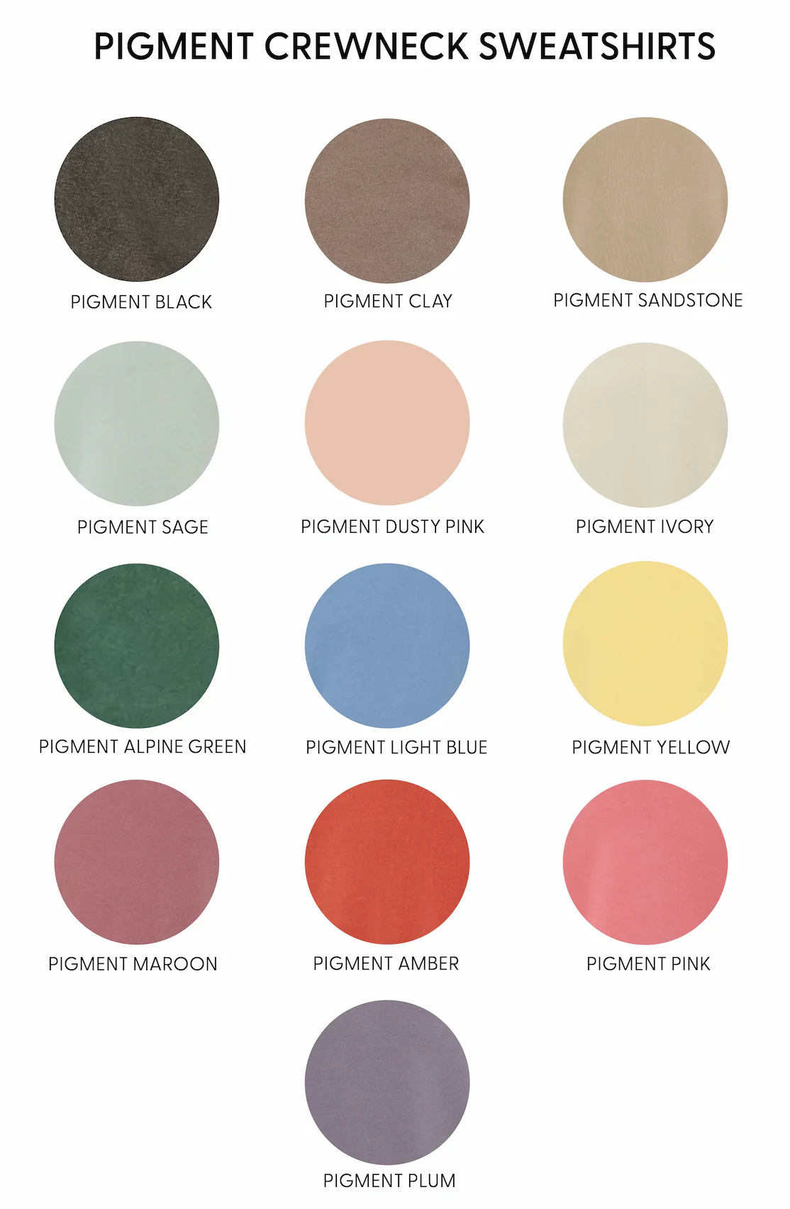 Embroidered PIGMENT Crewneck - TEACH - Varsity Outline w/ White Thread - Image 9