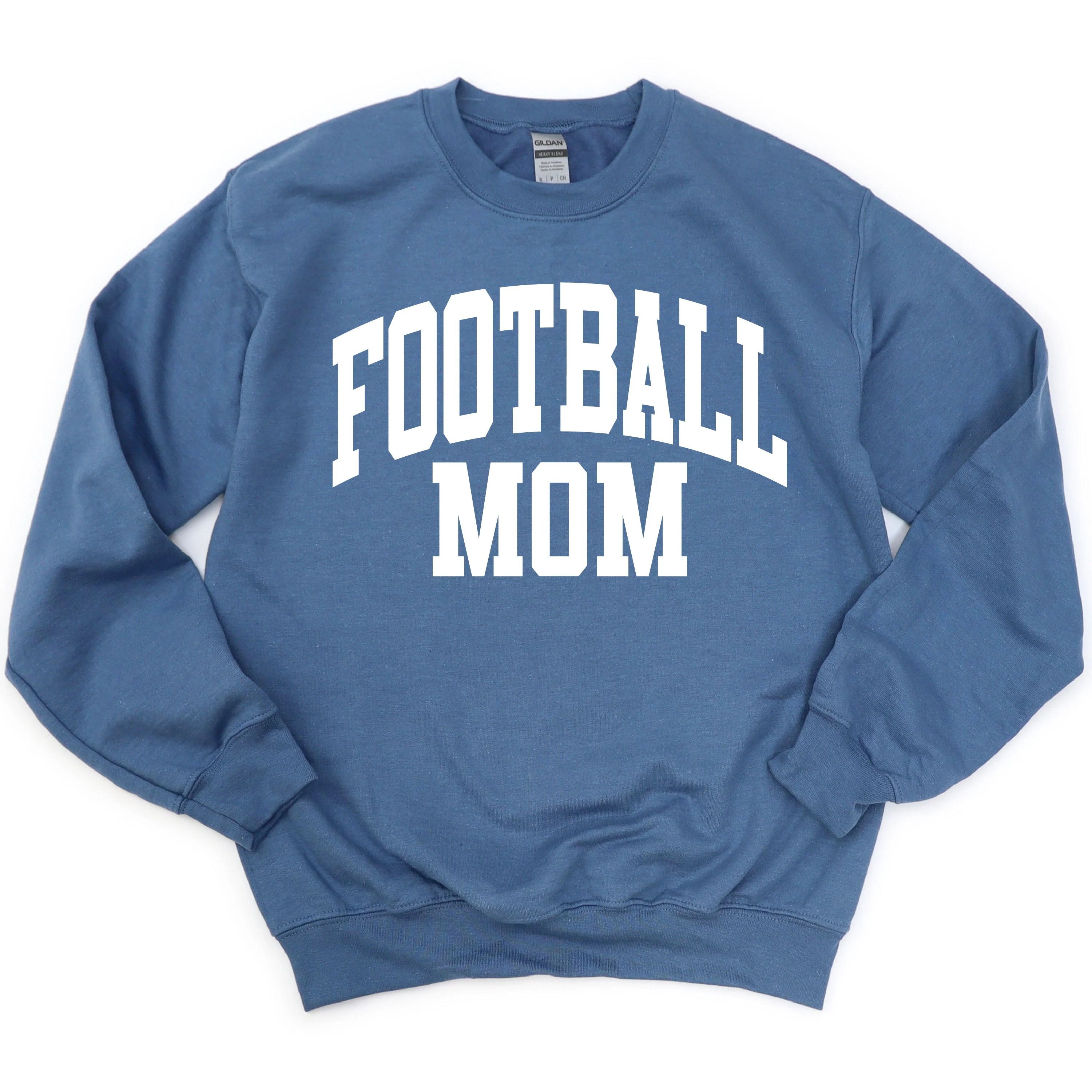 Varsity Style - FOOTBALL MOM - BASIC FLEECE CREWNECK - Image 3